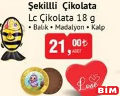 LC ÇİKOLATA ŞEKİLLİ 18 G